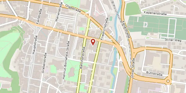 Karte der Umgebung von Brenzstraße 26, 89518 Heidenheim