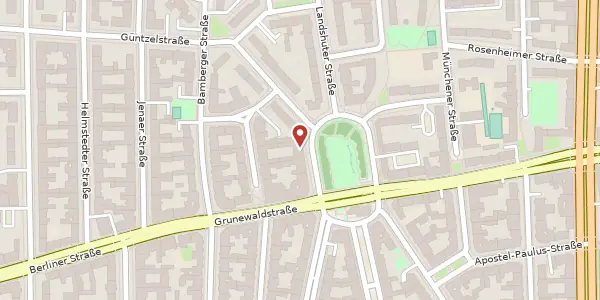 Karte der Umgebung von Bayerischer Platz 4, 10779 Berlin