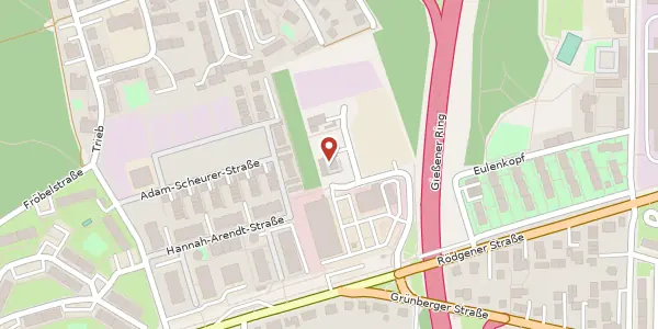 Karte der Umgebung von Georg-Elser-Str. 5, 35394 Gießen