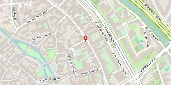 Karte der Umgebung von Johannesstraße 19, 99084 Erfurt