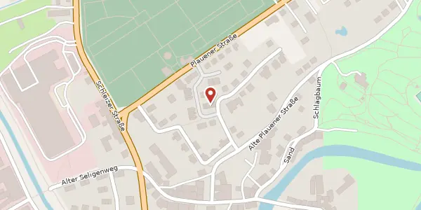 Karte der Umgebung von Thomasstr. 14, 95028 Hof