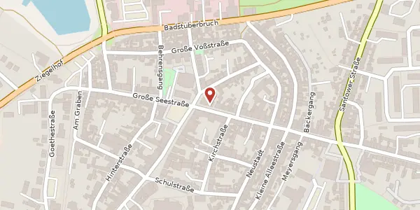 Karte der Umgebung von Wismarsche Straße 4, 23936 Grevesmühlen