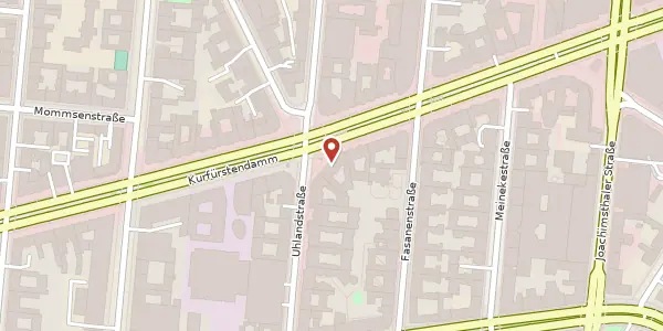 Karte der Umgebung von Kurfürstendamm 213, 10719 Berlin