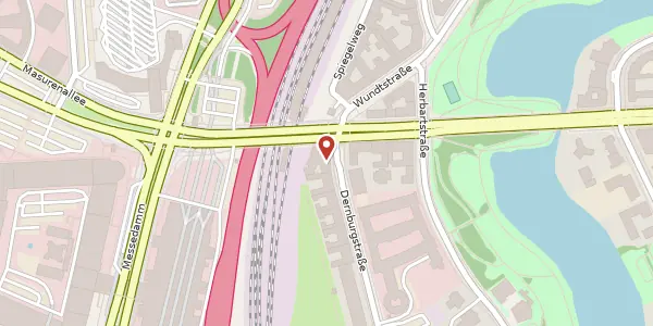 Karte der Umgebung von Dernburgstraße 59, 14057 Berlin