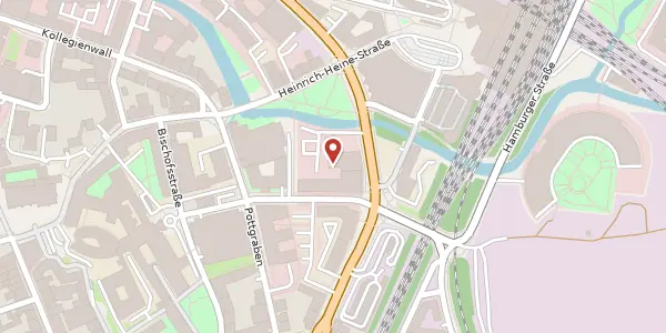 Karte der Umgebung von Niedersachsenstr. 11a, 49074 Osnabrück