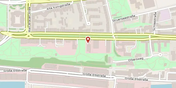 Karte der Umgebung von Palmaille 35, 22767 Hamburg