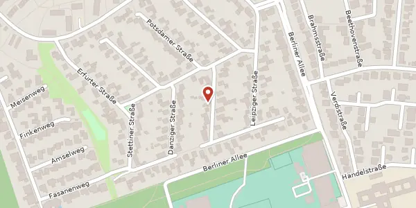 Karte der Umgebung von Königsberger Str. 7, 63225 Langen