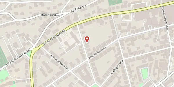 Karte der Umgebung von Bismarckstraße 14, 35037 Marburg