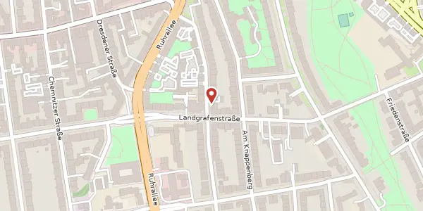 Karte der Umgebung von Meißener Str. 38, 44139 Dortmund
