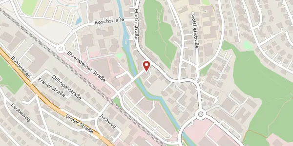 Karte der Umgebung von Hummelstraße 3, 89134 Blaustein