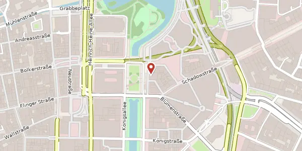 Karte der Umgebung von Königsallee 6-8, 40212 Düsseldorf