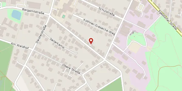 Karte der Umgebung von Langenkampstraße 24, 30890 Barsinghausen