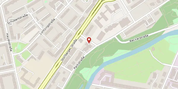 Karte der Umgebung von Parkstraße 28, 09120 Chemnitz