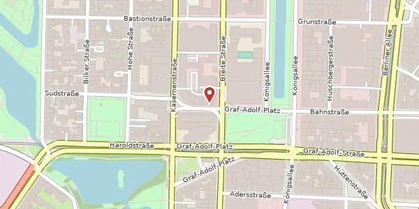 Karte der Umgebung von Carl-Theodor-Str. 6, 40213 Düsseldorf