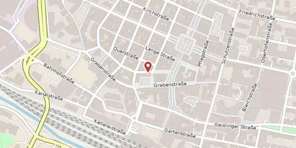 Karte der Umgebung von Spitalstraße 10, 73033 Göppingen