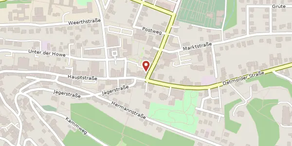 Karte der Umgebung von Rathausstr. 1C, 33813 Oerlinghausen