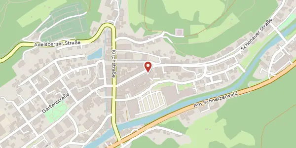 Karte der Umgebung von Schönauer Straße 14, 79669 Zell im Wiesental