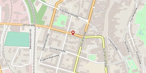 Karte der Umgebung von Luitpoldstr. 17, 95030 Hof