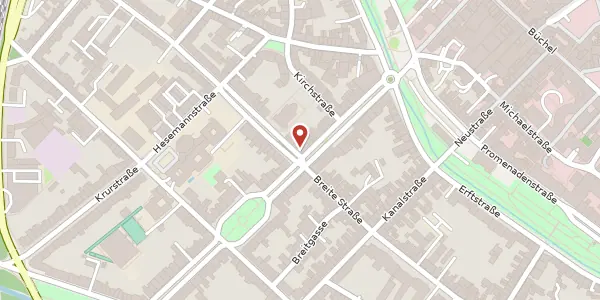 Karte der Umgebung von Breite Str. 113, 41460 Neuss
