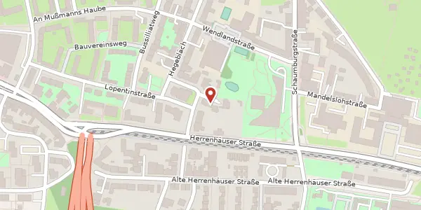 Karte der Umgebung von Böttcherstraße 7, 30419 Hannover