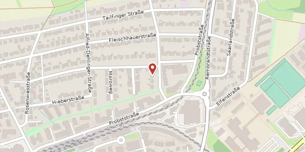 Karte der Umgebung von Binsdorfer Straße 3, 70567 Stuttgart