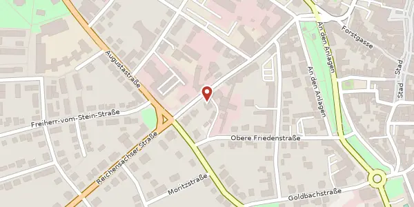 Karte der Umgebung von Reichensächser Straße 19, 37269 Eschwege
