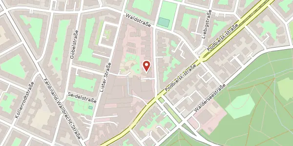 Karte der Umgebung von Rühmkorffstraße 18, 30163 Hannover