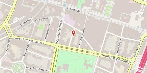 Karte der Umgebung von Vom-Rath-Str. 10, 47051 Duisburg