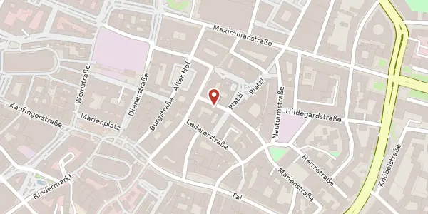 Karte der Umgebung von Münzstr. 6, 80331 München