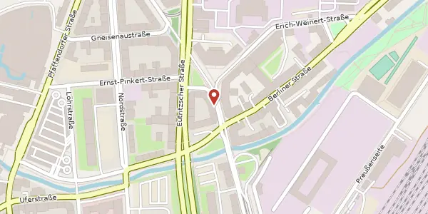 Karte der Umgebung von Kurt-Schumacher-Straße 49, 04105 Leipzig