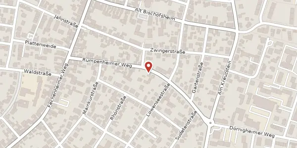 Karte der Umgebung von Rumpenheimer Weg 26, 63477 Maintal