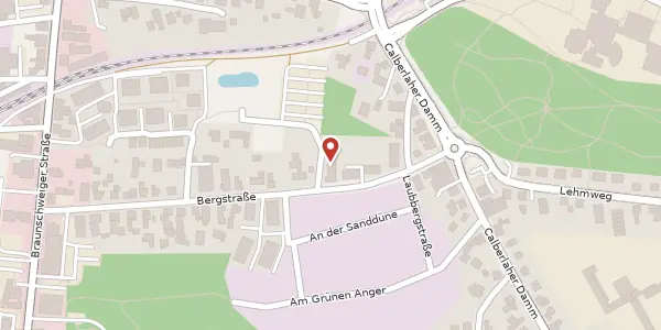 Karte der Umgebung von Bergstraße 29, 38518 Gifhorn
