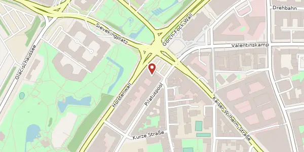 Karte der Umgebung von Johannes-Brahms-Platz 1, 20355 Hamburg