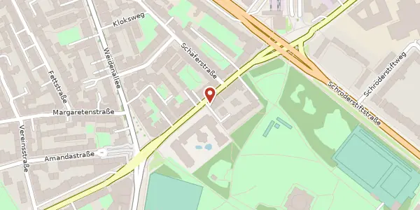 Karte der Umgebung von Kleiner Schäferkamp 33, 20357 Hamburg