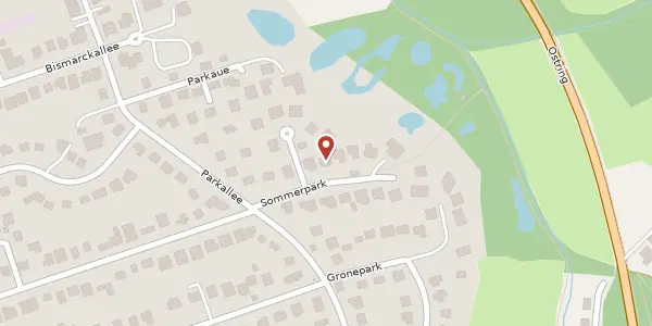 Karte der Umgebung von Sommerpark 7, 22926 Ahrensburg