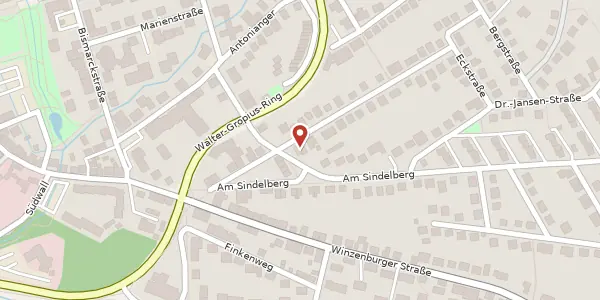 Karte der Umgebung von Heinzestraße 38, 31061 Alfeld