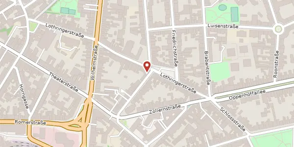 Karte der Umgebung von Herzogstr. 31, 52070 Aachen