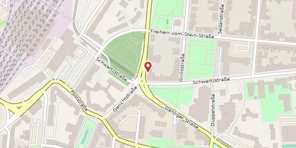 Karte der Umgebung von Tannenbergstr. 1, 46045 Oberhausen