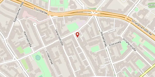 Karte der Umgebung von Fettstraße 38, 20357 Hamburg