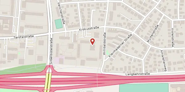 Karte der Umgebung von Willibaldstr. 132, 80689 München