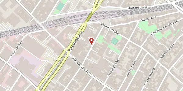 Karte der Umgebung von Hansemannstr. 17, 50823 Köln