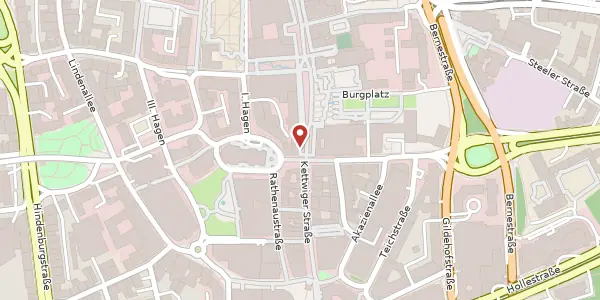 Karte der Umgebung von Kettwiger Str. 27, 45127 Essen