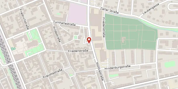 Karte der Umgebung von Moltkestraße 36a, 77654 Offenburg