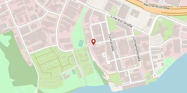 Karte der Umgebung von Weberinnenstraße 7, 78467 Konstanz