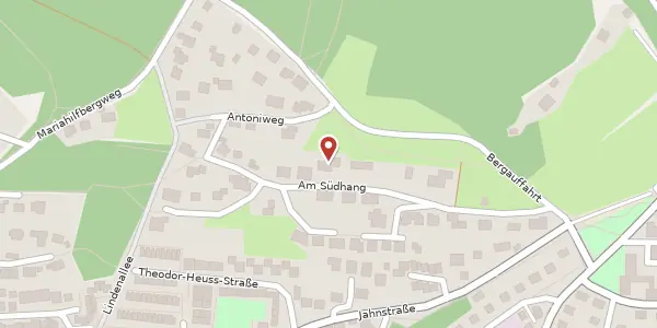 Karte der Umgebung von Am Südhang 10, 92224 Amberg