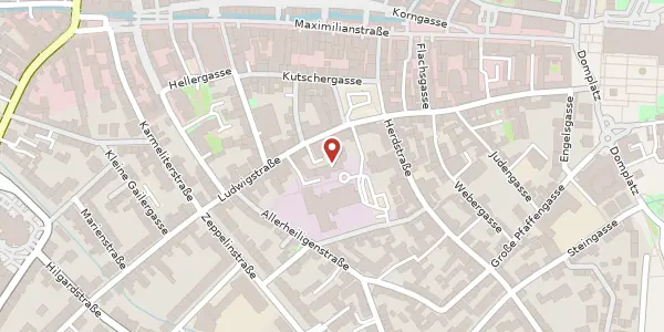Karte der Umgebung von Ludwigstraße 13 H, 67346 Speyer