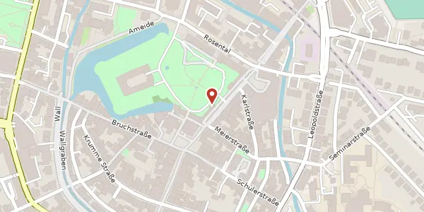 Karte der Umgebung von Schloßplatz 3, 32756 Detmold