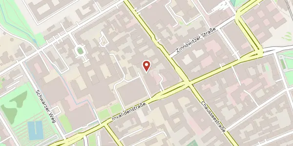 Karte der Umgebung von Invalidenstraße 39-41, 10115 Berlin