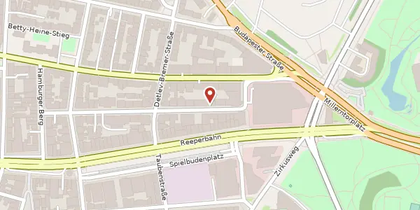 Karte der Umgebung von Seilerstraße 18, 20359 Hamburg