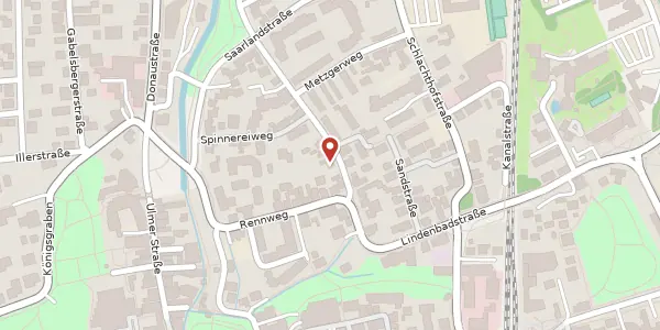 Karte der Umgebung von Tummelplatzweg 5, 87700 Memmingen